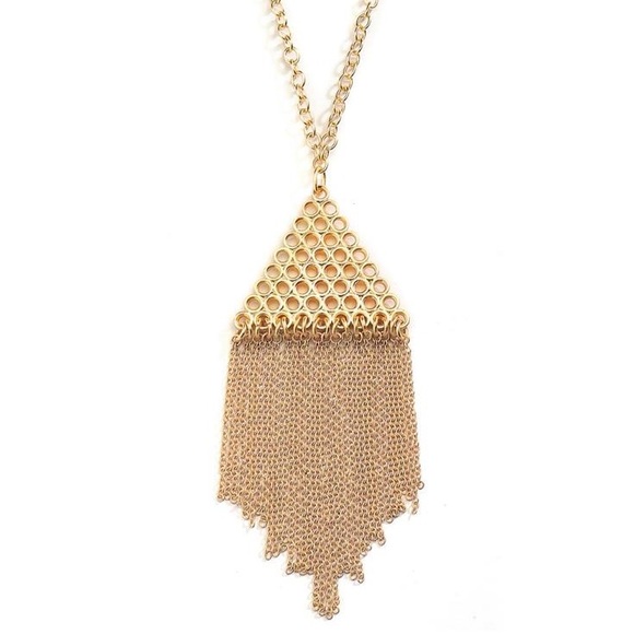 Jewelry - Gold Fringe Necklace